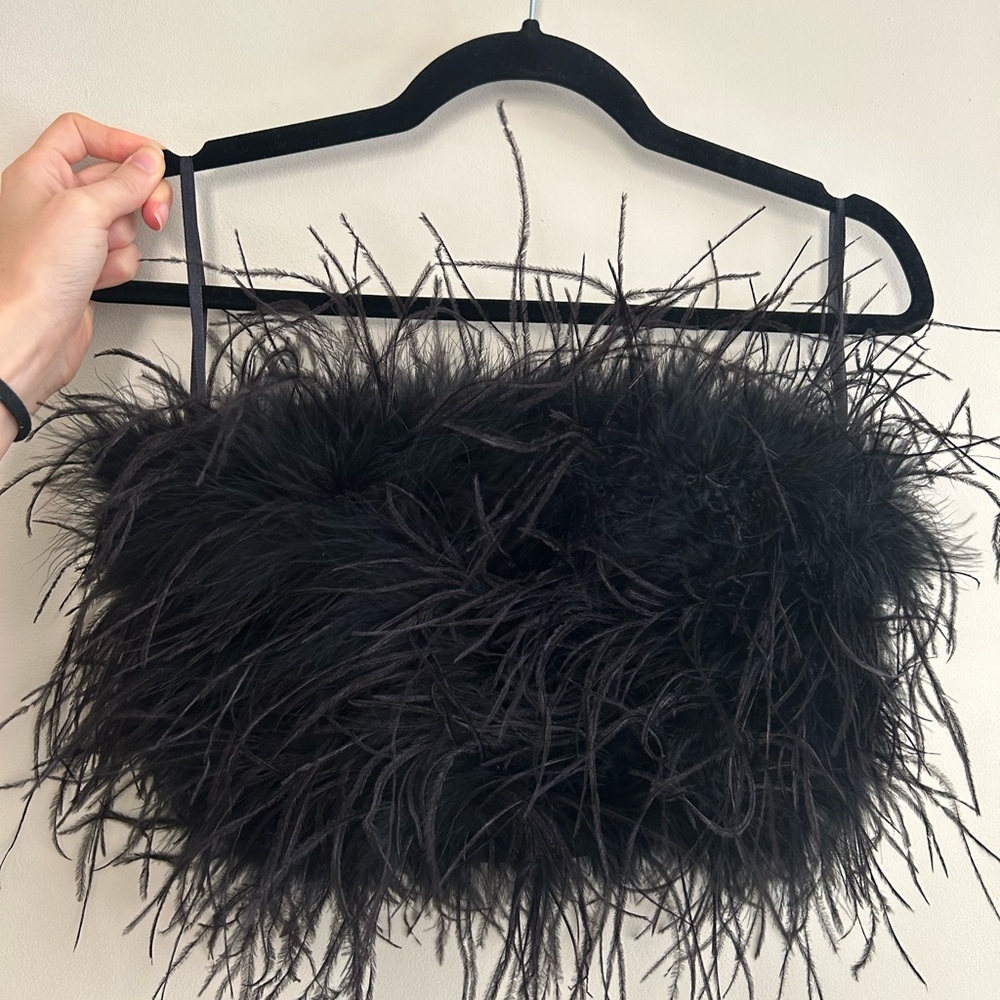 Zaina Feather Bustier Top Party 2025 - Picture 3 of 5